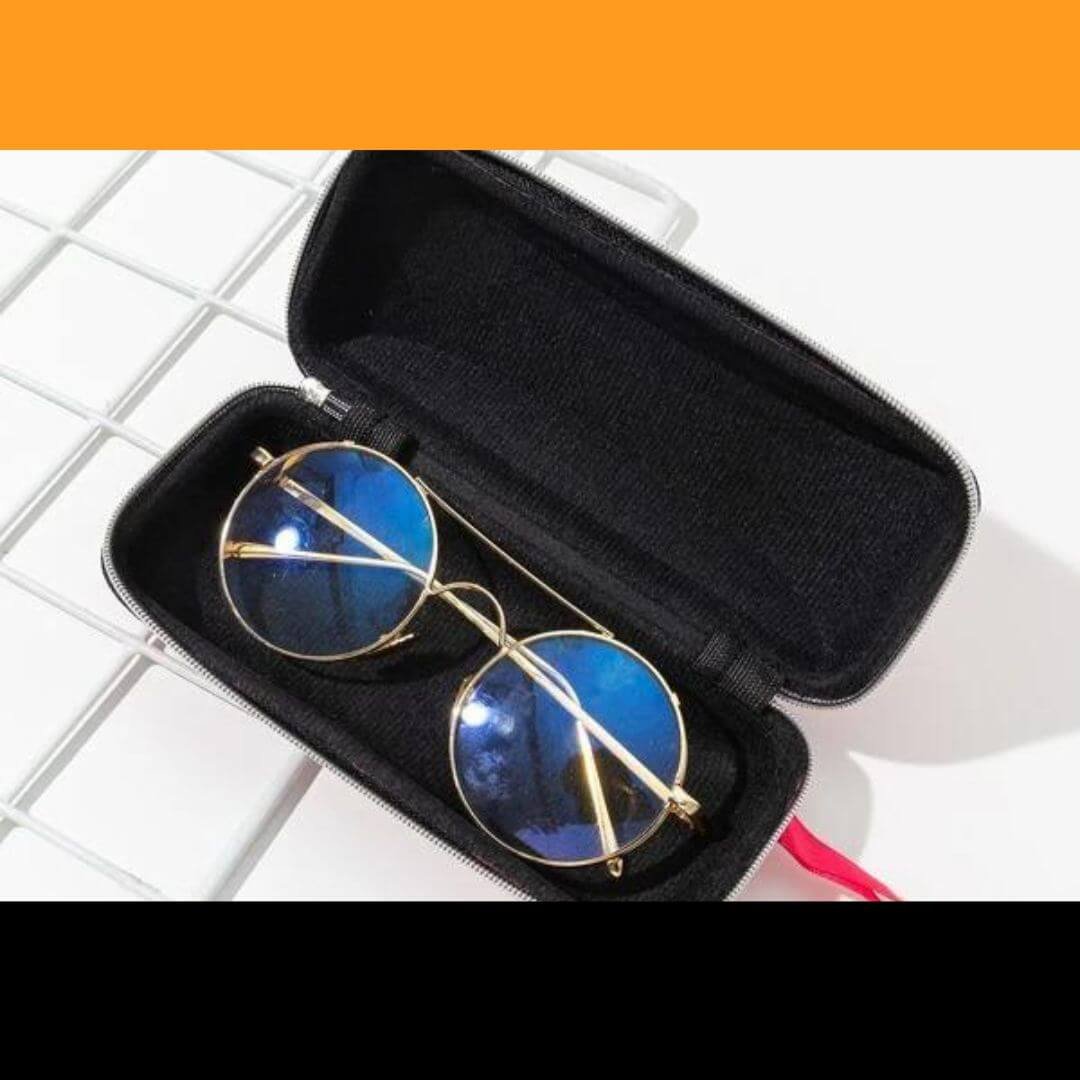 Embossed Glasses and Sunshades Case - Image 2