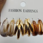 Playful Cuff Hoop Trio
