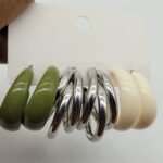 Playful Cuff Hoop Trio