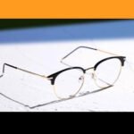 Gold Browline Non-Prescription Blue Blockers